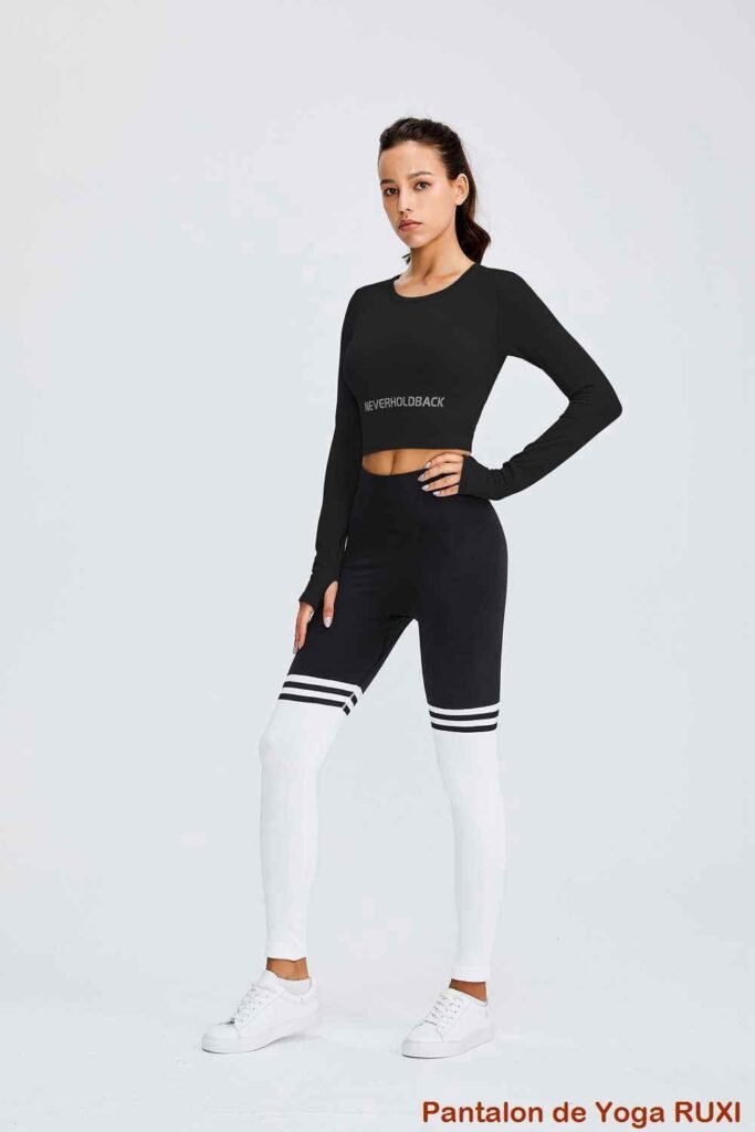 Capris de yoga à jambes larges et coupe confortable Ruxi