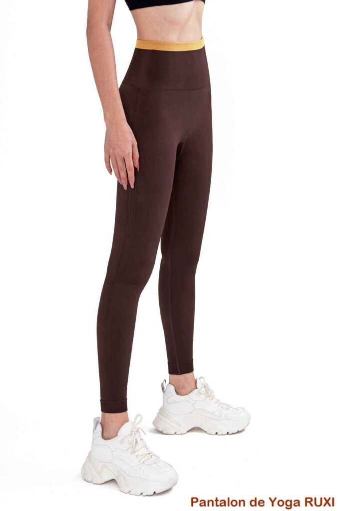 Ensemble pantalon de yoga et haut court sans couture Ruxi