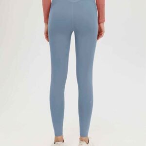 Legging évasé marron foncé pour un confort élégant Ruxi