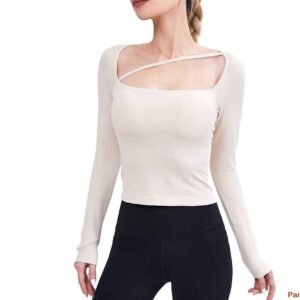 Legging taille haute pliable rose Ruxi fr1174