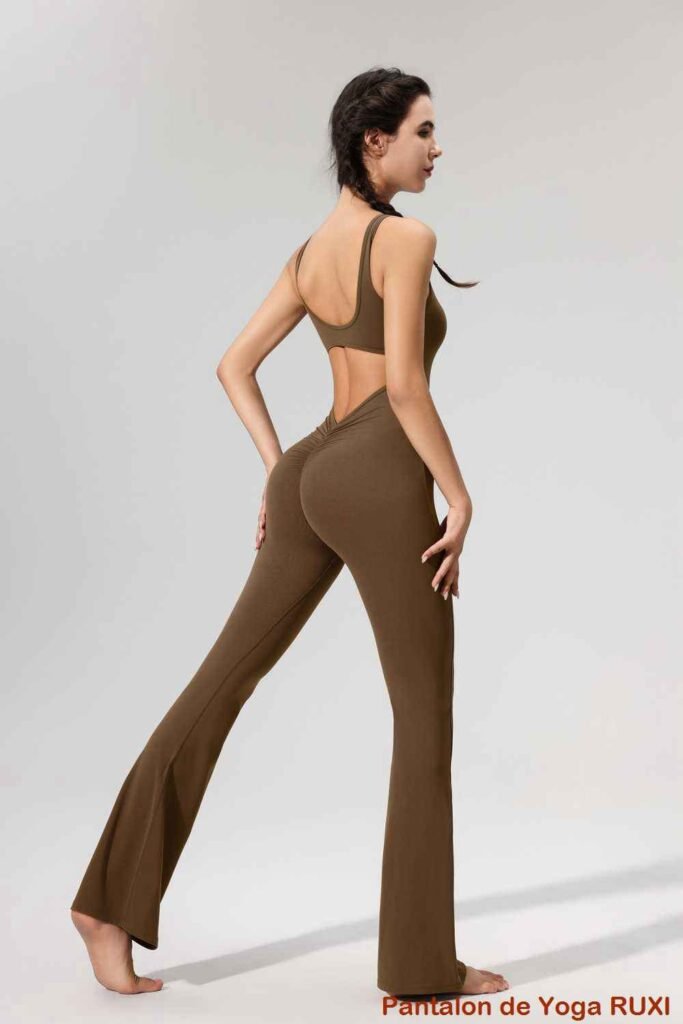 Pantalon de yoga bootcut grande taille avec poches Ruxi