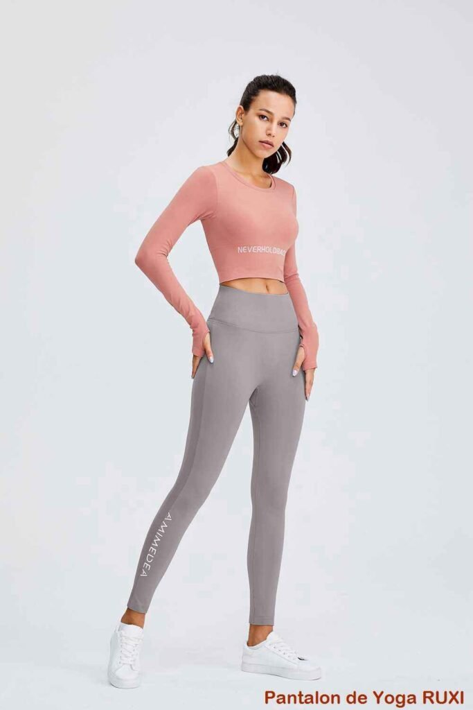 Pantalon de yoga en résille extensible pour femme Ruxi