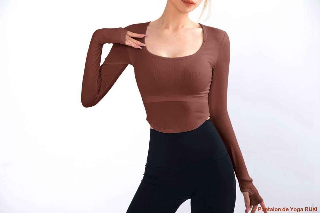 Pantalon de yoga respirant avec découpe Ruxi fr1031