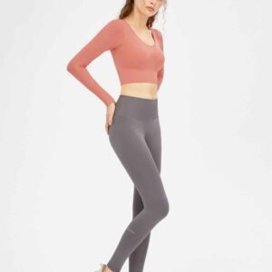 Pantalon de yoga taille haute coupe confort Ruxi fr01