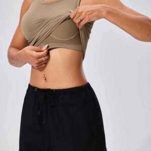 Short de volleyball noir classique en spandex Ruxi fr3501