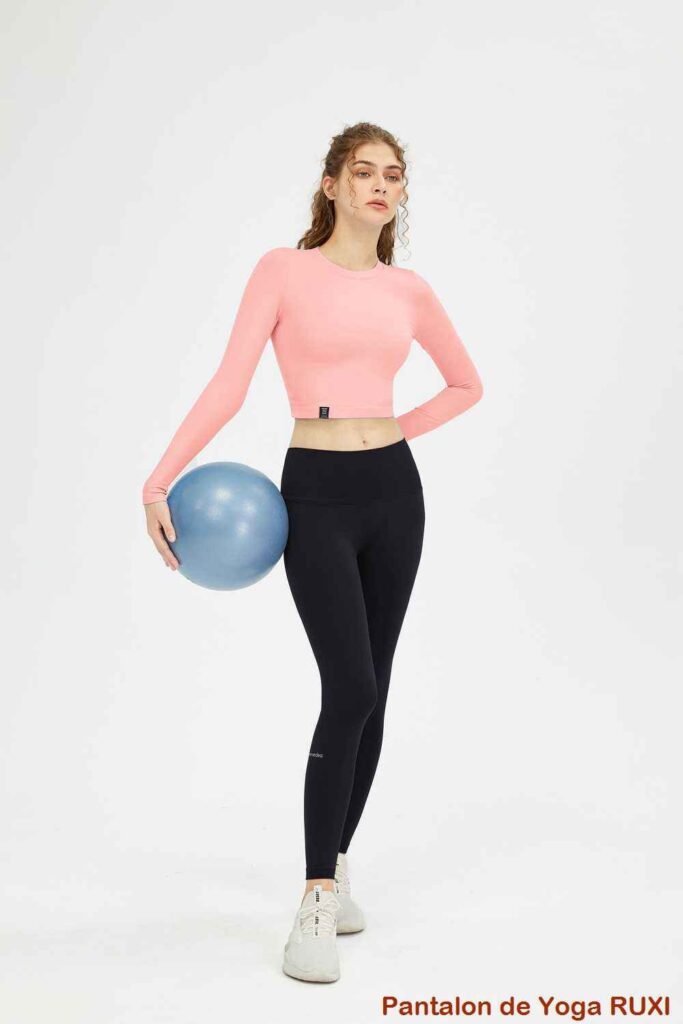 Soutien-gorge de sport couleur pêche pour femmes actives