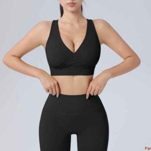 Soutien-gorge de sport noir ultime pour femmes actives