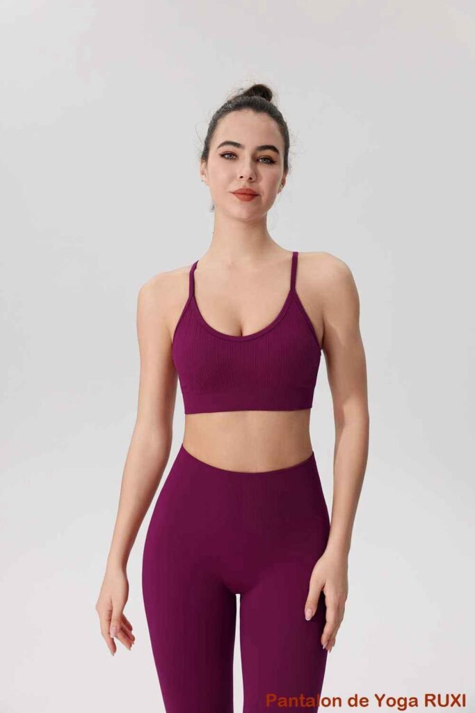 Soutien-gorge doux et confortable de couleur pêche Ruxi