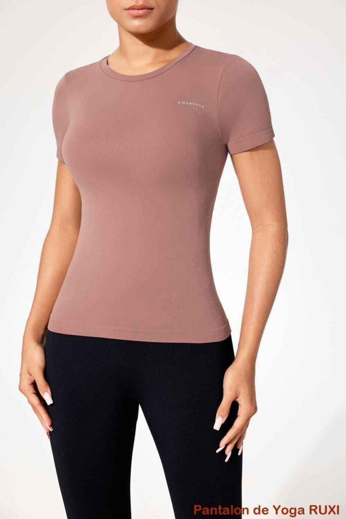 haut court de soutien-gorge de sport noir Ruxi fr1719