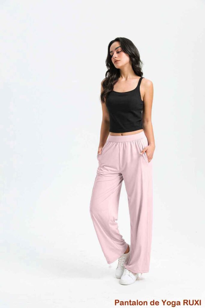 pantalon de yoga blanc pour femme Ruxi fr986